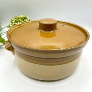 T.G. Green Ltd. Bean Pot & Lid “Granville” pattern. Made in England.